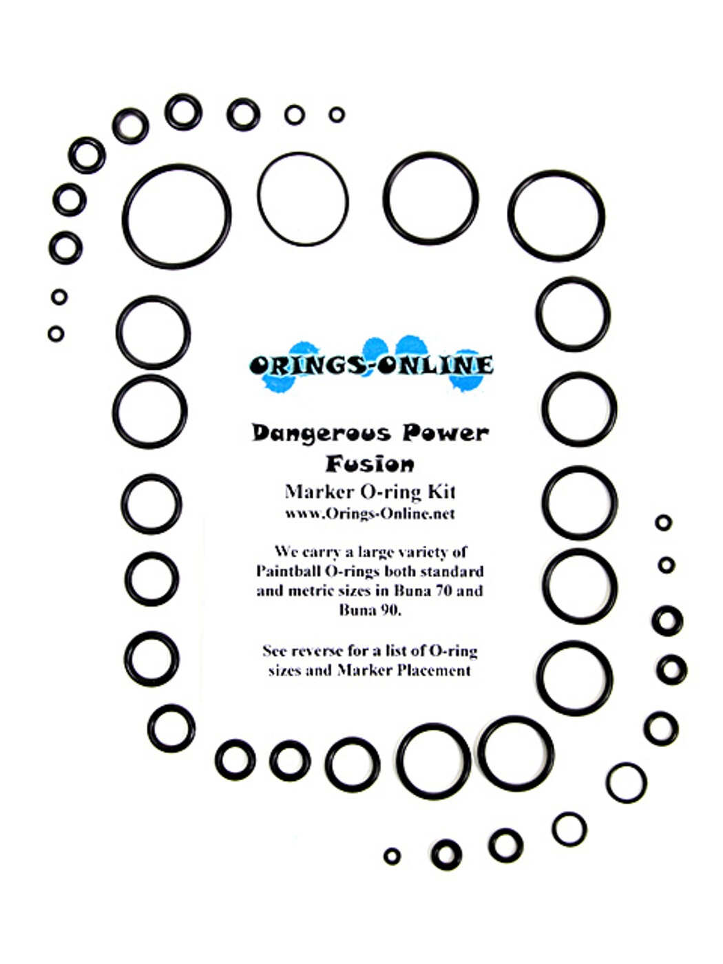 Dangerous Power Fusion Marker O-ring Kit
